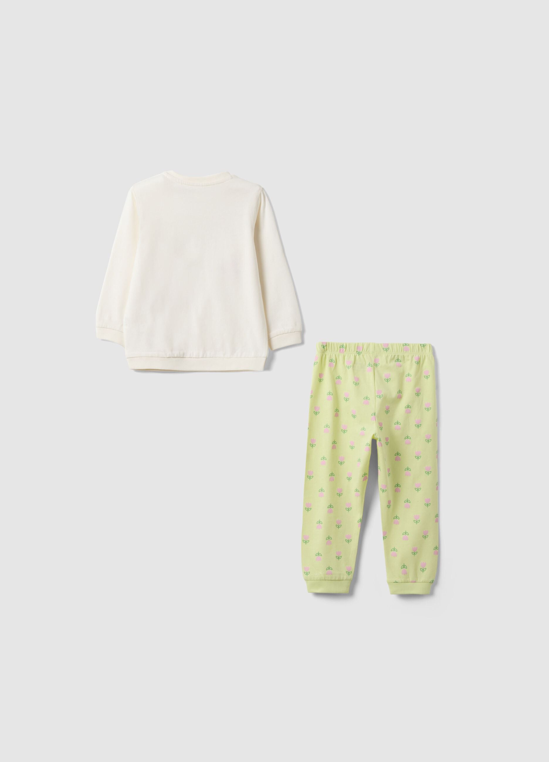 Multicolour pure cotton regular fit pyjamas for children