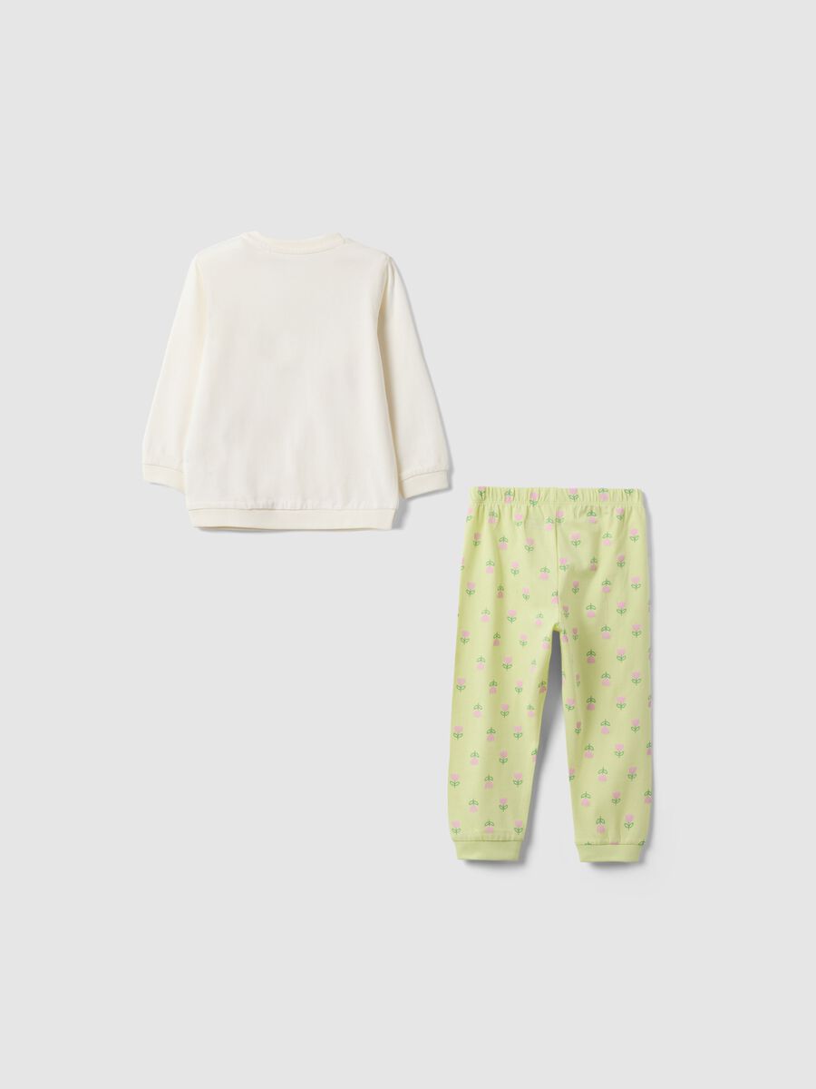 Multicolour pure cotton regular fit pyjamas for children_1