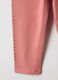 Girls' Slim Fit Pink Stretch Cotton Leggings_3