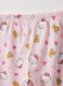 Baby girl's regular fit pink pure cotton pyjamas with Hello Kitty print_3