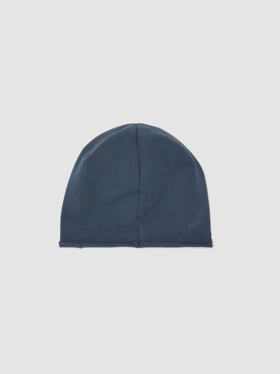 Blue stretch cotton cap with Pok&eacute;mon print_1