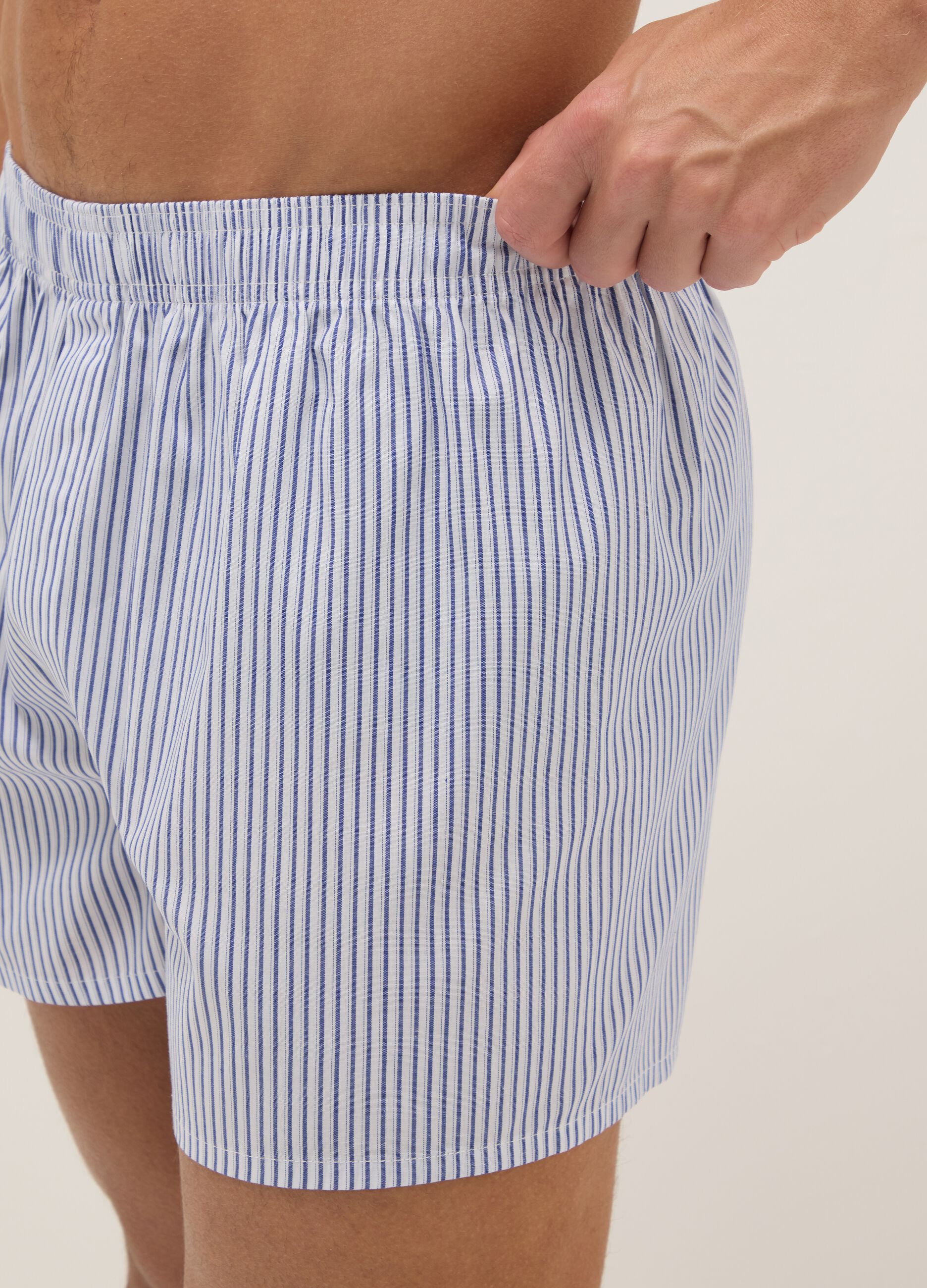 Twin pack multicolour pure cotton regular fit boxers