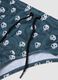 Blue stretch swim briefs with skull print_2