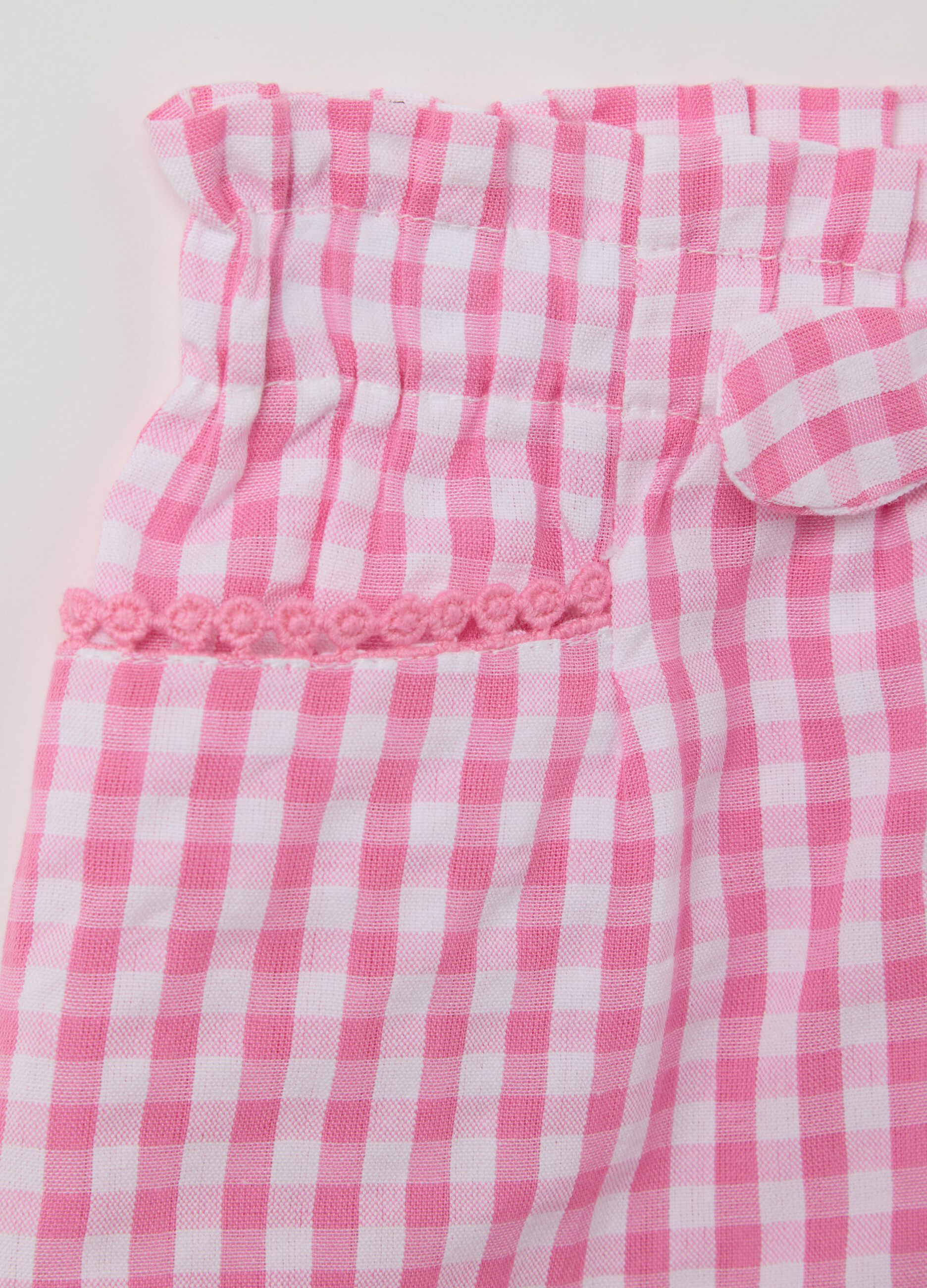 Girls&rsquo; multicoloured shorts in 100% cotton with regular fit