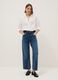 Camicia in puro cotone bianca regular fit senza bottoni_1