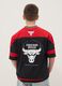 Black and red Chicago Bulls logo T-shirt for kids_1