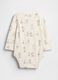 Multicolour cotton bodysuit for newborns_1