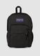 Black backpack with external pockets_0