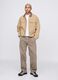 Beige wide-leg workwear jeans_0