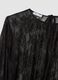 Black stretch blouse with sheer lace, regular fit_5