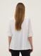 White Regular Fit Maternity Shirt in Stretch Cotton Blend_2