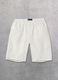 100% Linen Shorts White_4