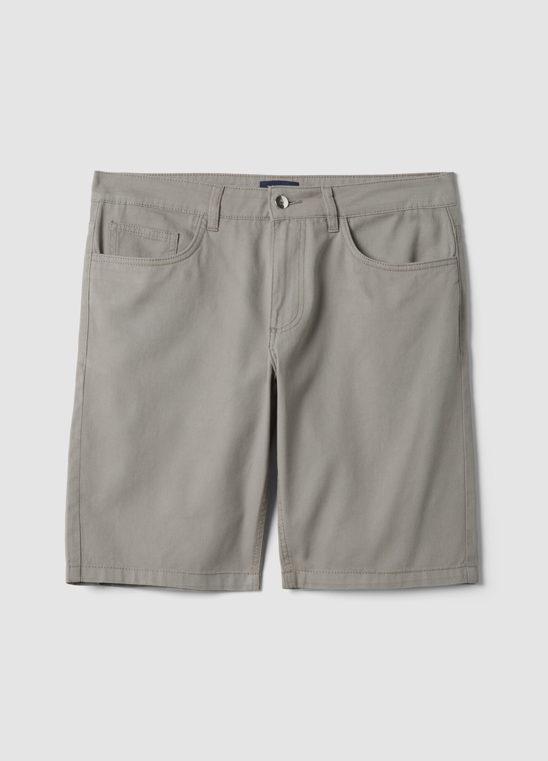 Grey pure cotton shorts