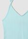 Light blue pure cotton ribbed top_5