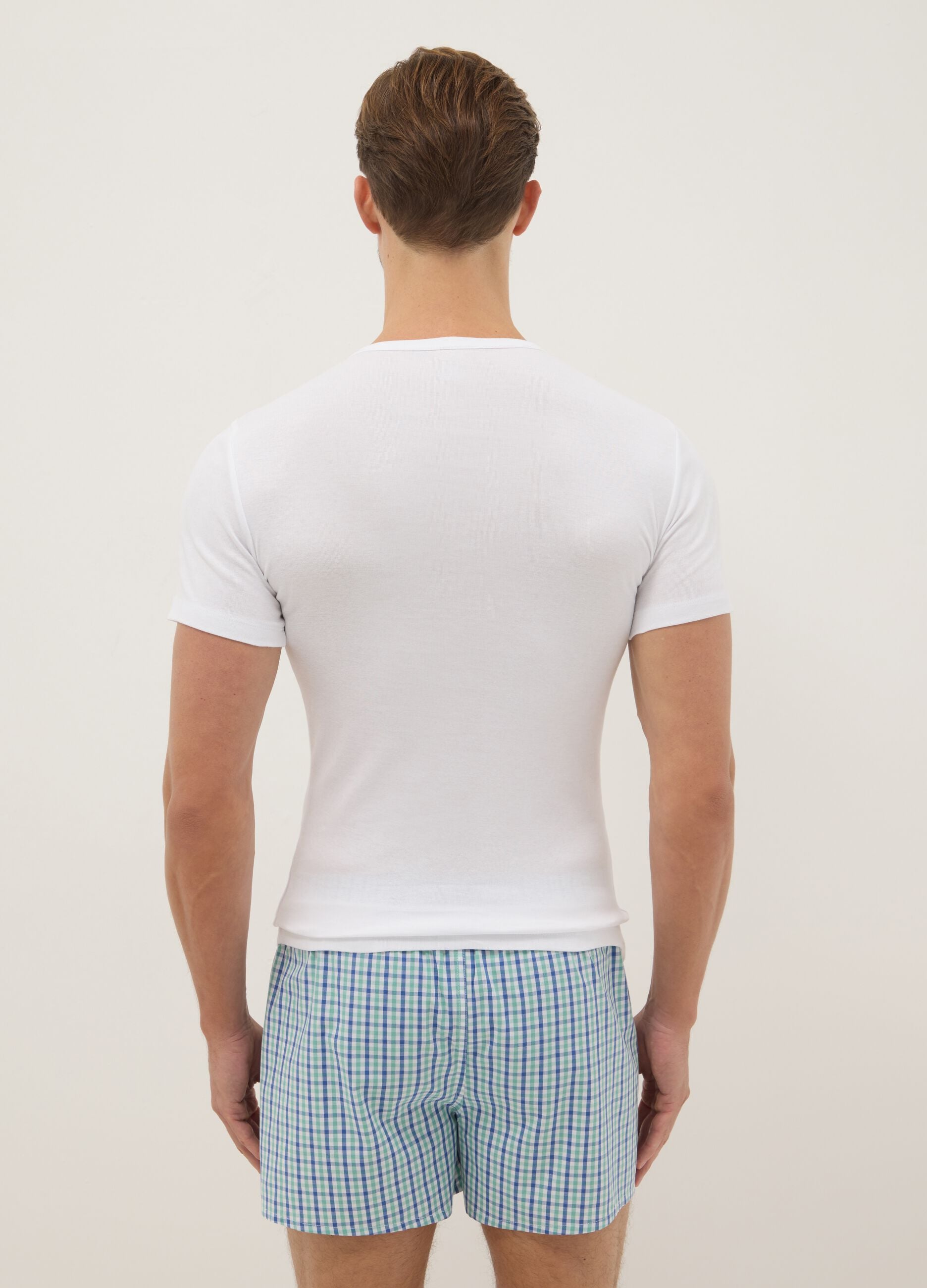 Twin-pack White T-shirt in Pure Cotton