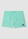 Light blue swim shorts with drawstring waist_4