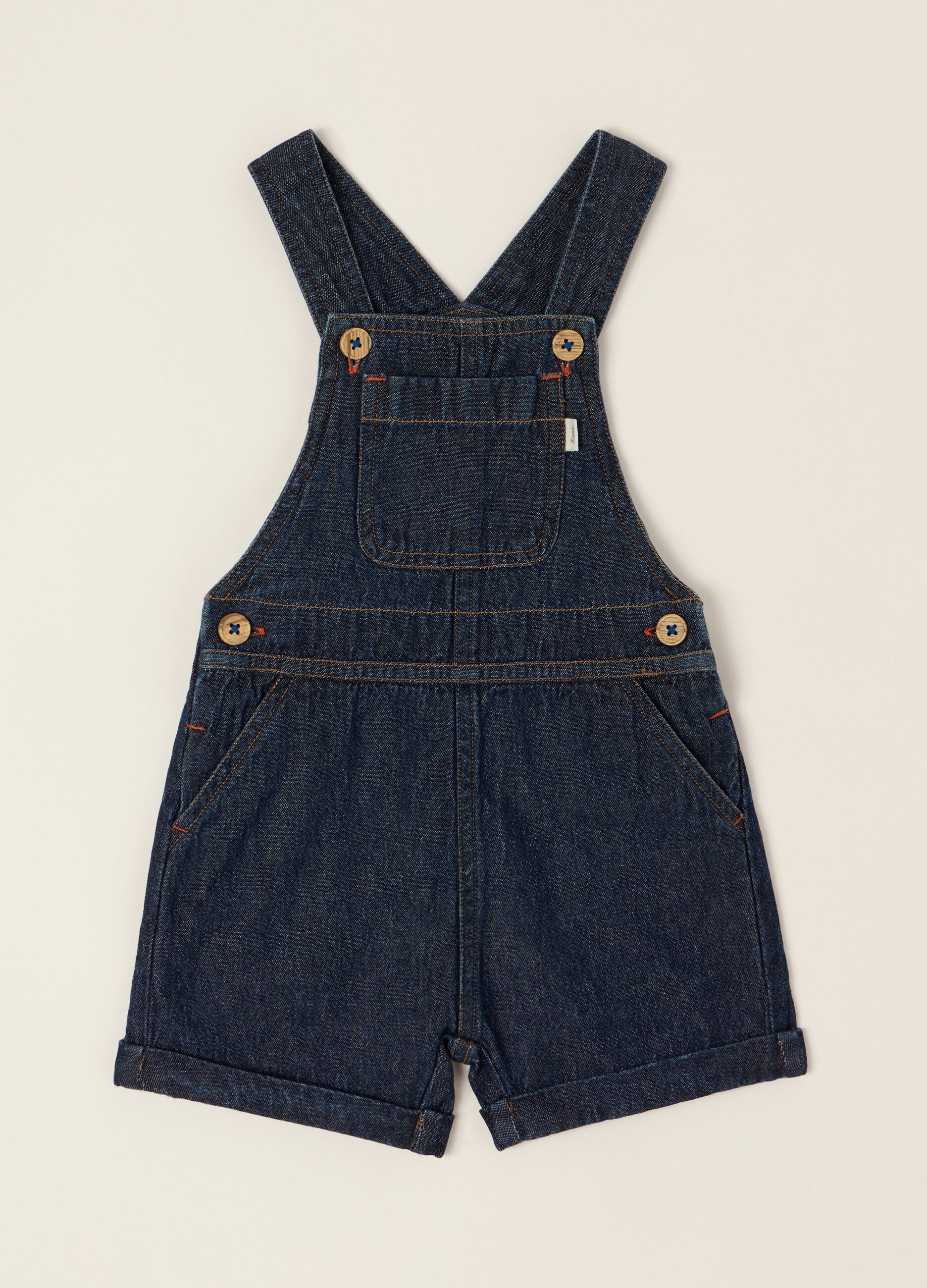 IANA Pure Cotton Chambray Dungarees