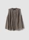 Brown Pure Cotton Sleeveless Blouse Regular Fit_4