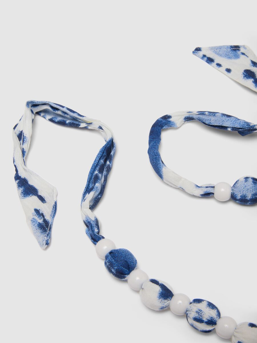 Collana multicolor con perle e nappine_3