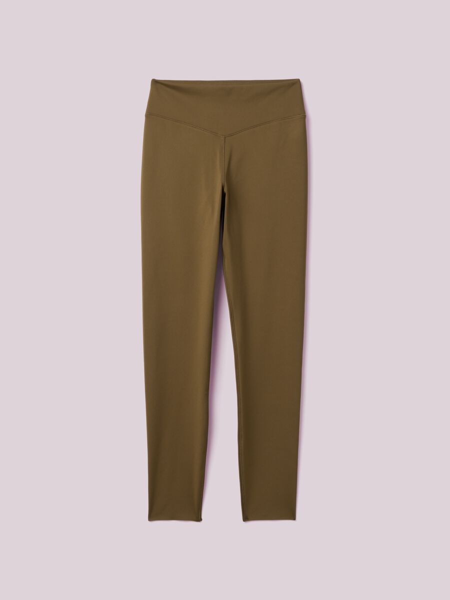 High-waisted leggings in stretchy technical fabric ALTAVIA STUDIO_4
