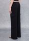 Black Linen Wide-Leg Cargo Trousers_2