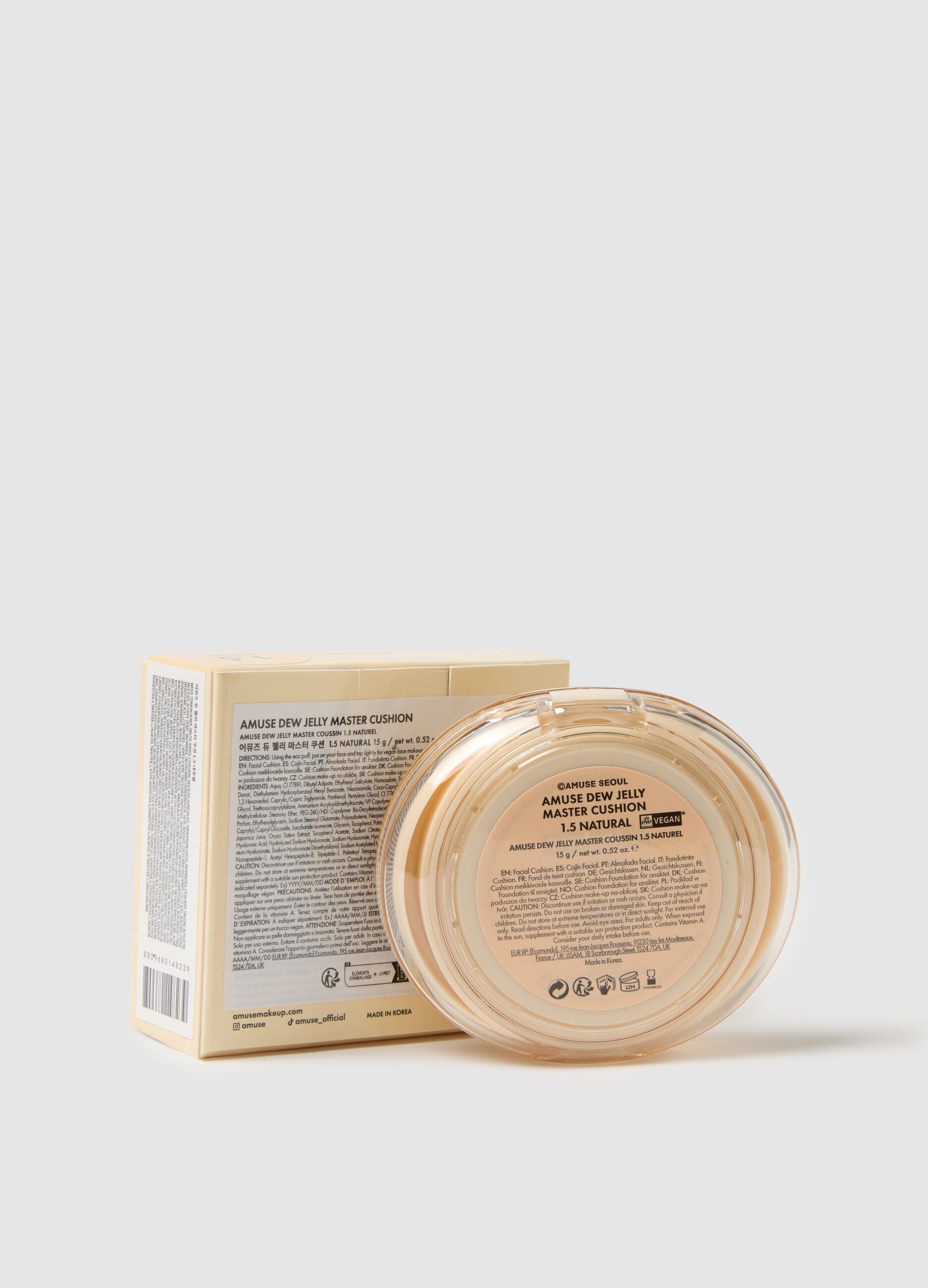 Dew Barrier Cushion Foundation for Radiant and Even Skin All Day with Patented Anti-Pollution Technology