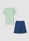 Boys' regular fit multicolour pure cotton pyjamas with print_1