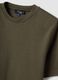 Green regular-fit pure cotton short-sleeve T-shirt_2