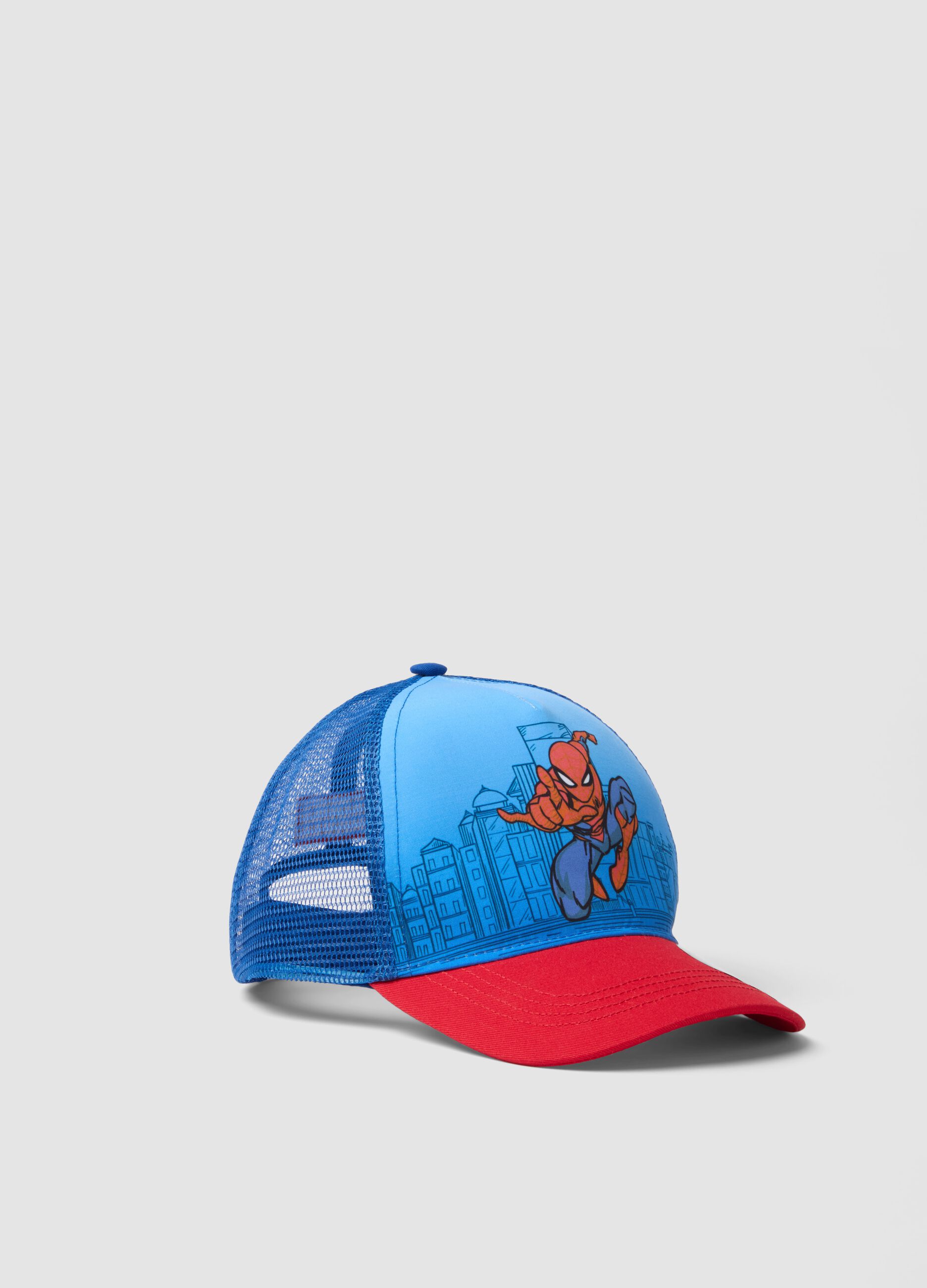 Multicolour Fabric Cap for Spider-Man Kids