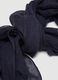 Pure Blue Linen Scarf_2