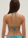 Light blue triangle bikini top in stretch fabric_2