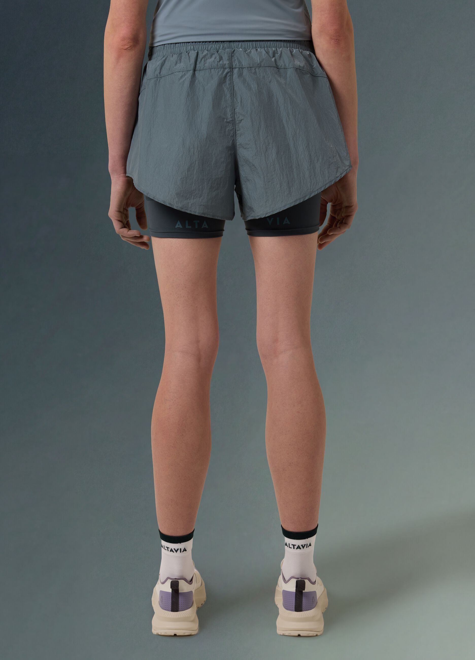 ALTAVIA RUNNING SHORTS WITH DEBORAH COMPAGNONI