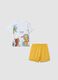 Multicoloured pure cotton newborn pyjamas regular fit with animals_0