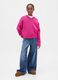 Pink cotton jumper for girls_2