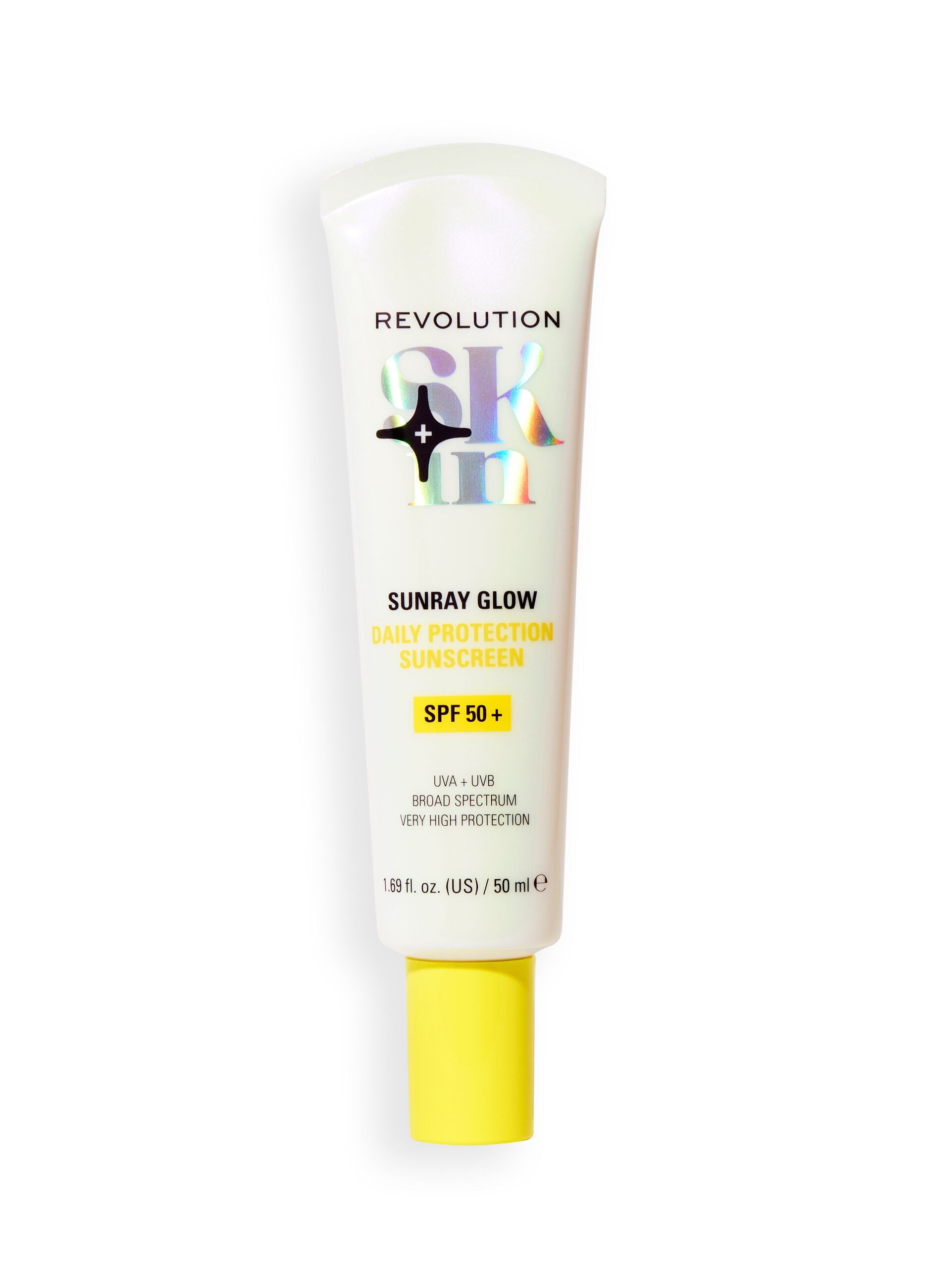 Revolution Skin Sunray Glow Daily Protection SPF 50+ Sunscreen with Vitamin C