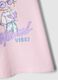 Girls' pink pure cotton T-shirt regular fit with print_3