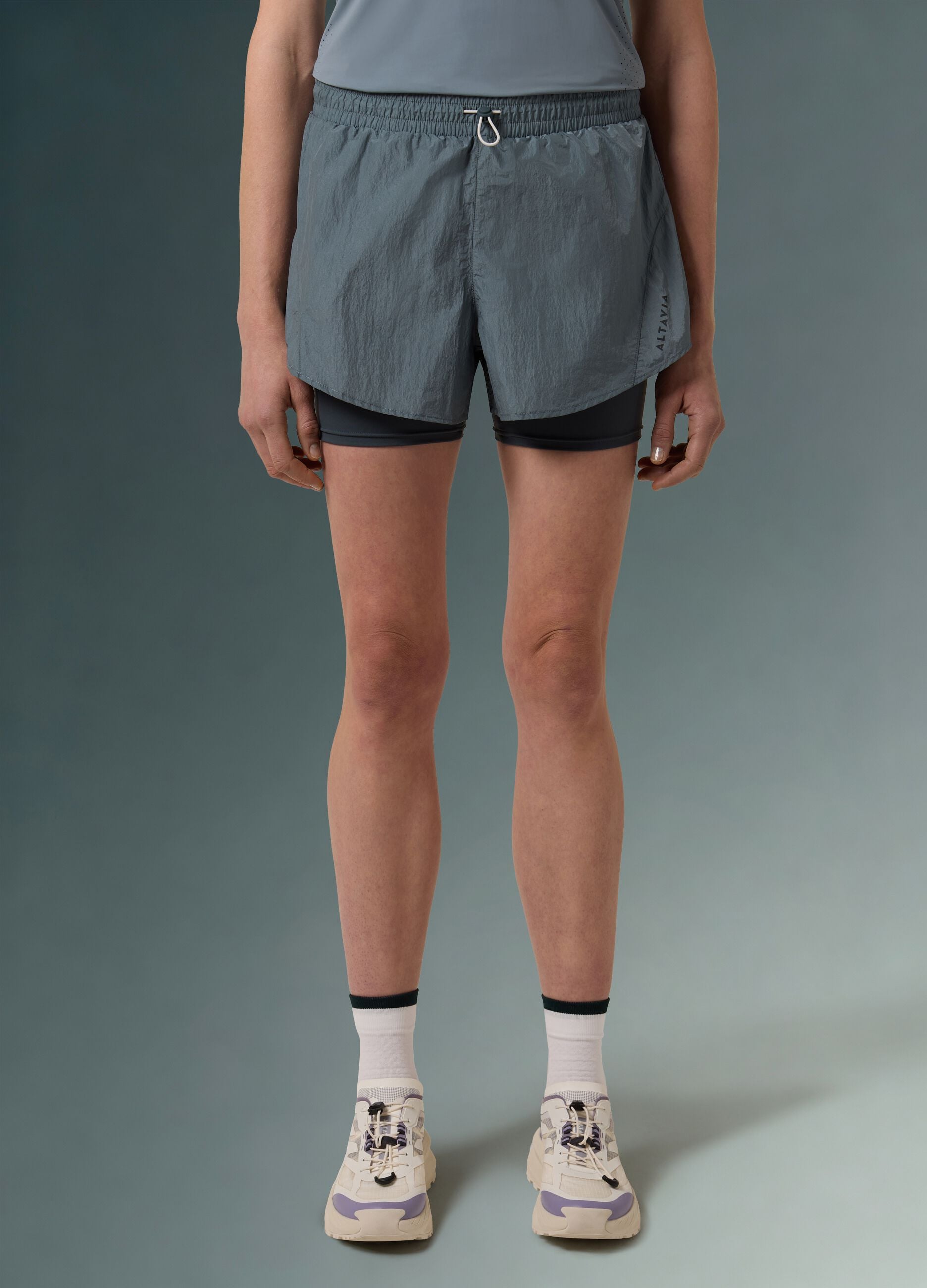 ALTAVIA RUNNING SHORTS WITH DEBORAH COMPAGNONI