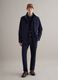 Slim fit blue stretch cotton chinos_0
