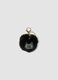 Black keyring with pompom and kitten for girls_0