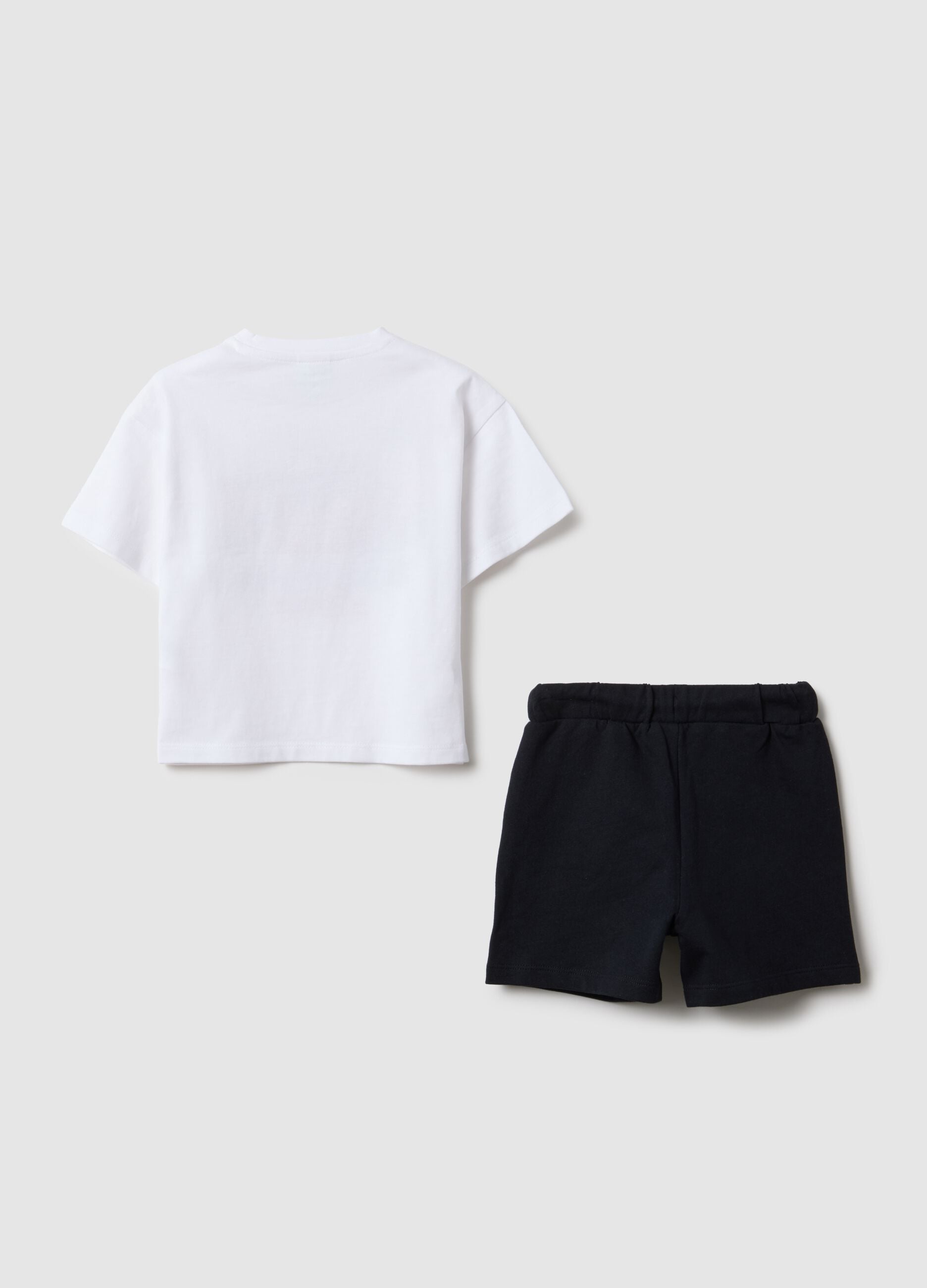 Pure white cotton oversized fit set for kids by Cars