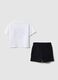 Pure white cotton oversized fit set for kids by Cars_1