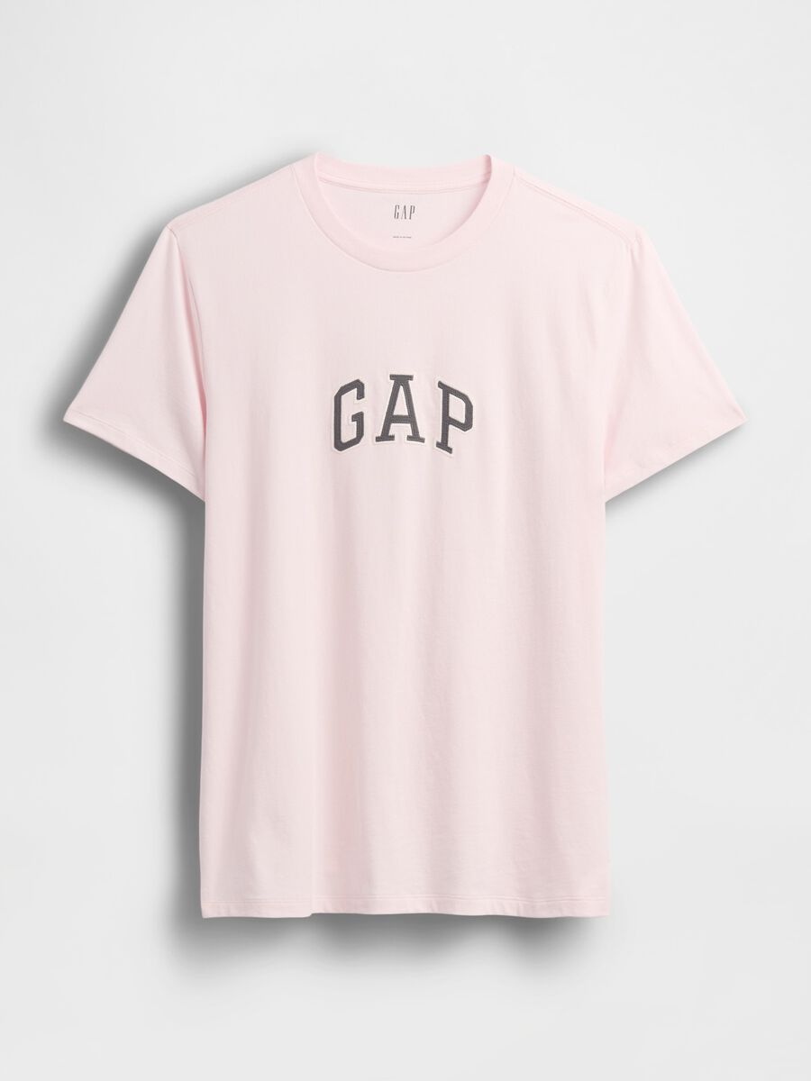 Pure cotton logo short-sleeve T-shirt_3