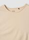 Beige pure cotton regular fit tank top_5