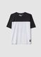 Black short-sleeve V-neck boys&rsquo; T-shirt, relaxed fit_4