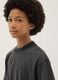 Grey pure cotton oversized fit girl&rsquo;s t-shirt_2