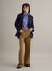 Blue Stretch Cotton Blazer Regular Fit_2