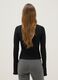 Black long sleeve regular fit top_2