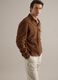 Light brown genuine leather jacket regular fit with full zip_1