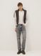 Grey Slim Fit Distressed Pure Cotton Jeans_0