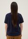 Blue short-sleeve pure cotton printed T-shirt, regular fit_2